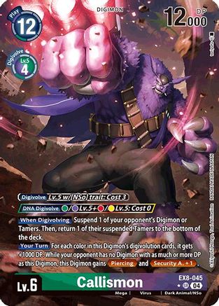 Callismon (Alternate Art) - EX8-045 - SR - Foil