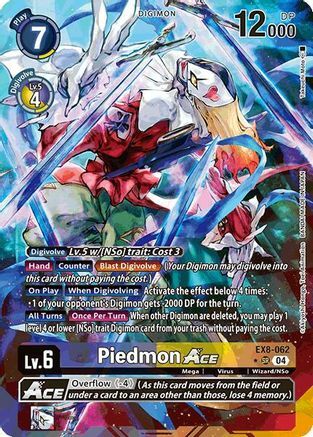 Piedmon ACE (Alternate Art) - EX8-062 - SR - Foil