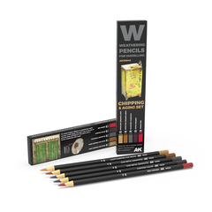 AK Interactive Weathering Pencil Set - Chipping