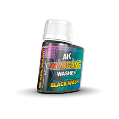 AK Interactive Wargame Washes Black Wash 35ml