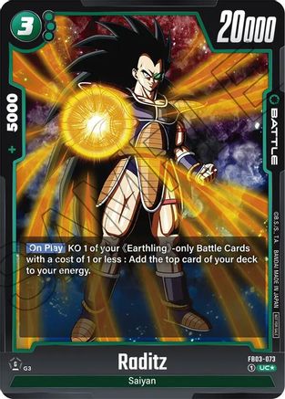 Raditz (Tournament Pack 03) - FB03-073 - UC - Holofoil