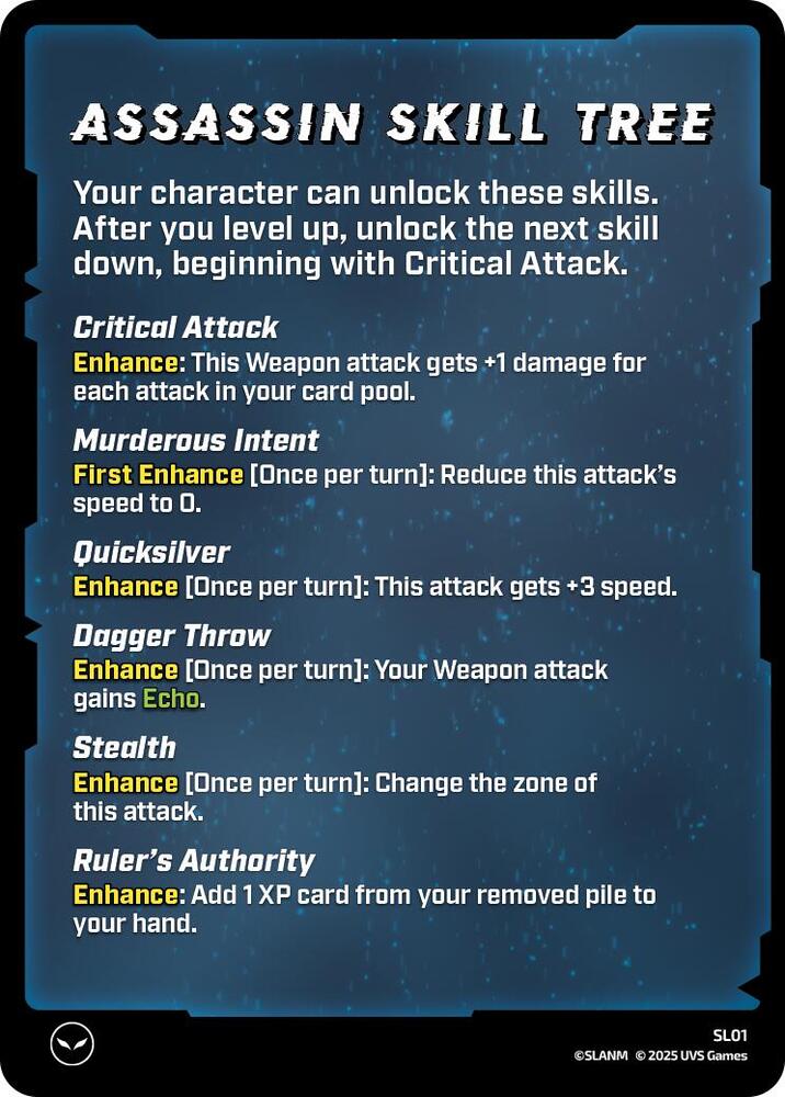 Assassin Skill Tree