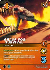 Grasp for Survival (Alternate Art) - SL01 7/20 - Alternate Art Uncommon