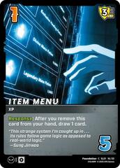 Item Menu - SL01 16/20 - Common