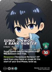 Sung Jinwoo, E Rank Hunter (Alternate Art) - SL01 1/20 - Character Alternate Art Rare
