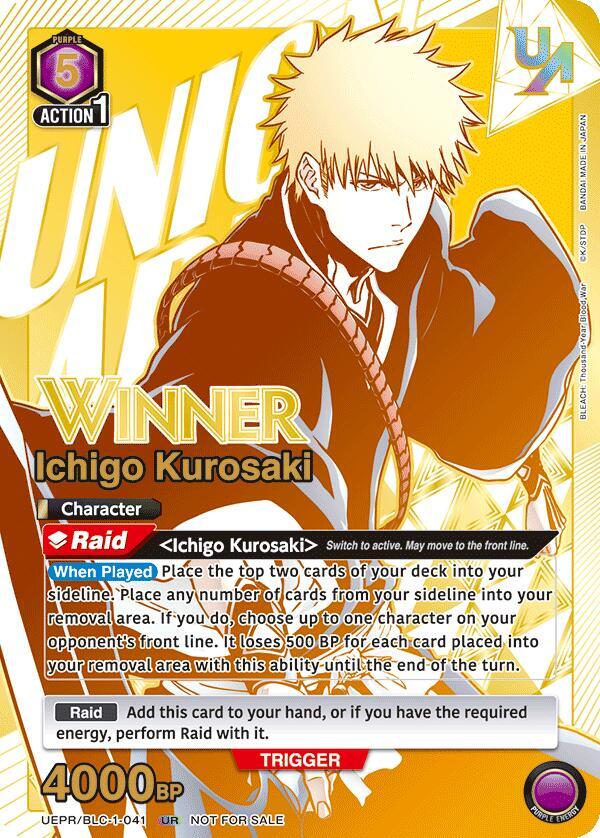Ichigo Kurosaki (041) (Winner) - Foil - Union Rare
