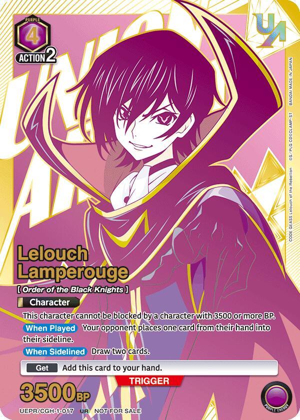 Lelouch Lamperouge (017) - foil - Union Rare