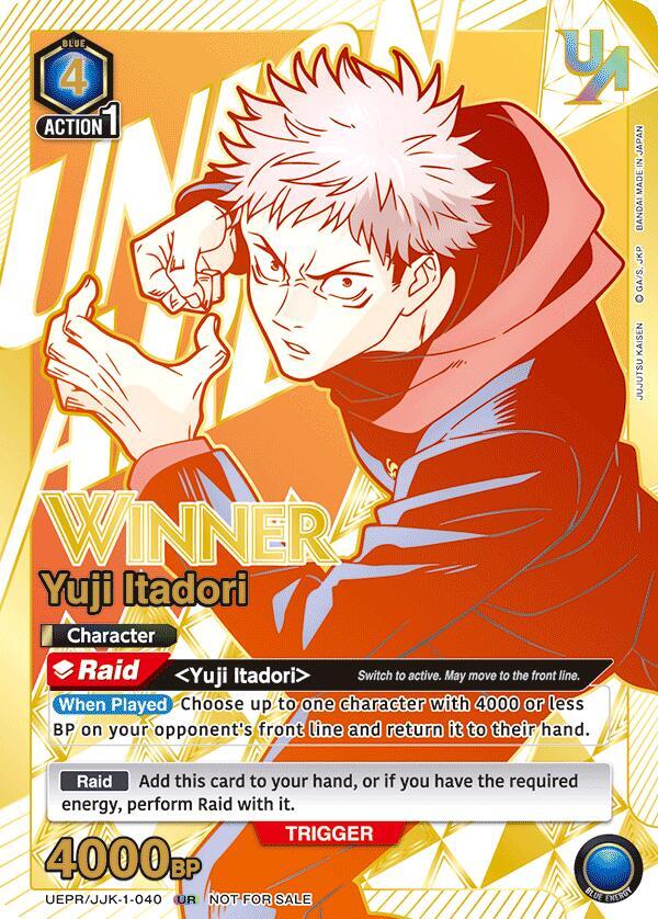 Yuji Itadori (040) (Winner) - Union Rare - foil