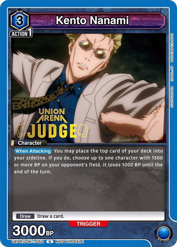 Kento Nanami (052) (Judge Pack) -  Uncommon -foil