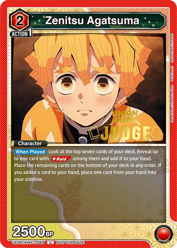 Zenitsu Agatsuma (Judge Pack) - Uncommon - foil