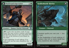 Duskwatch Recruiter // Krallenhorde Howler - Foil