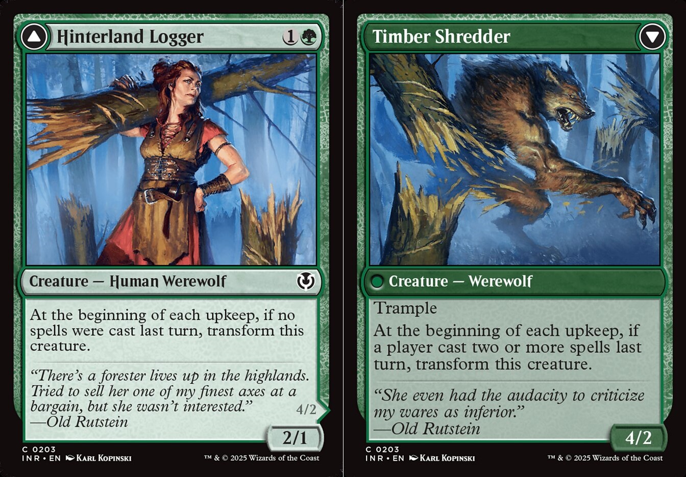 Hinterland Logger // Timber Shredder - Foil