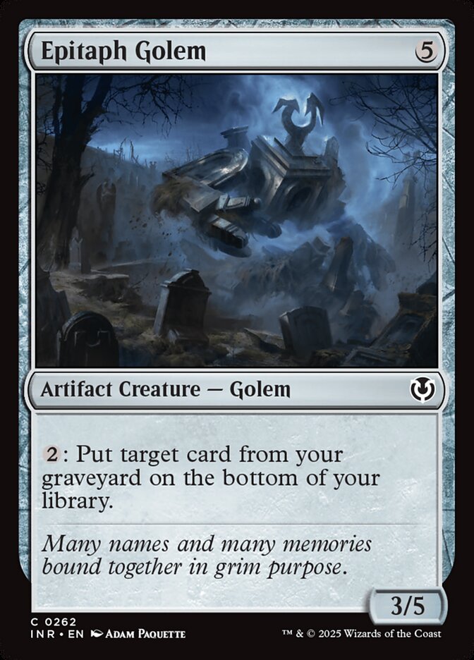 Epitaph Golem - Foil