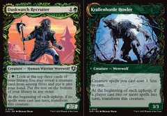 Duskwatch Recruiter // Krallenhorde Howler - Foil - Showcase