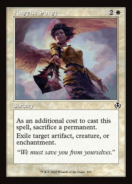 Angelic Purge - Foil - Retro Frame