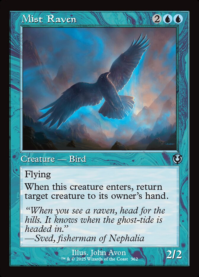 Mist Raven - Retro Frame