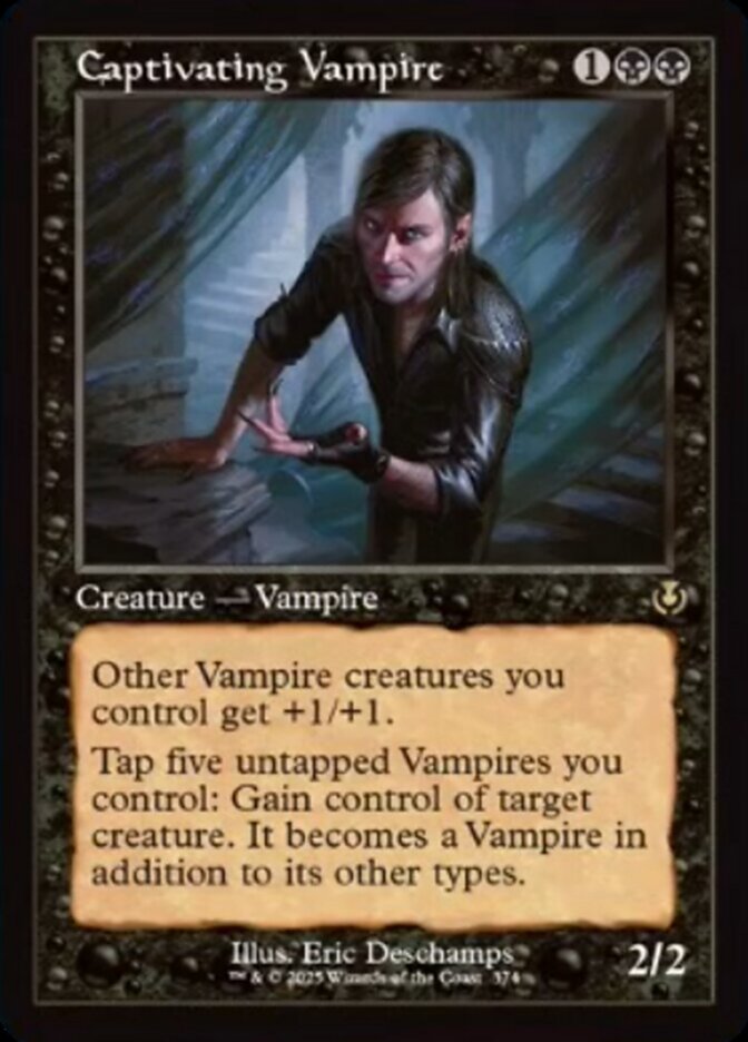 Captivating Vampire -- Retro Frame