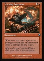 Burning Vengeance - Foil - Retro Frame