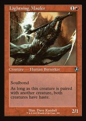 Lightning Mauler - Foil - Retro Frame