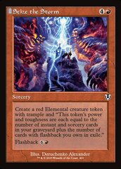 Seize the Storm - Foil - Retro Frame