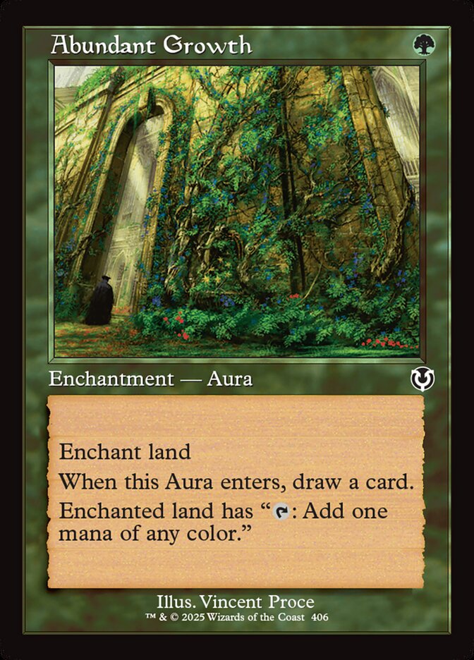 Abundant Growth - Foil - Retro Frame