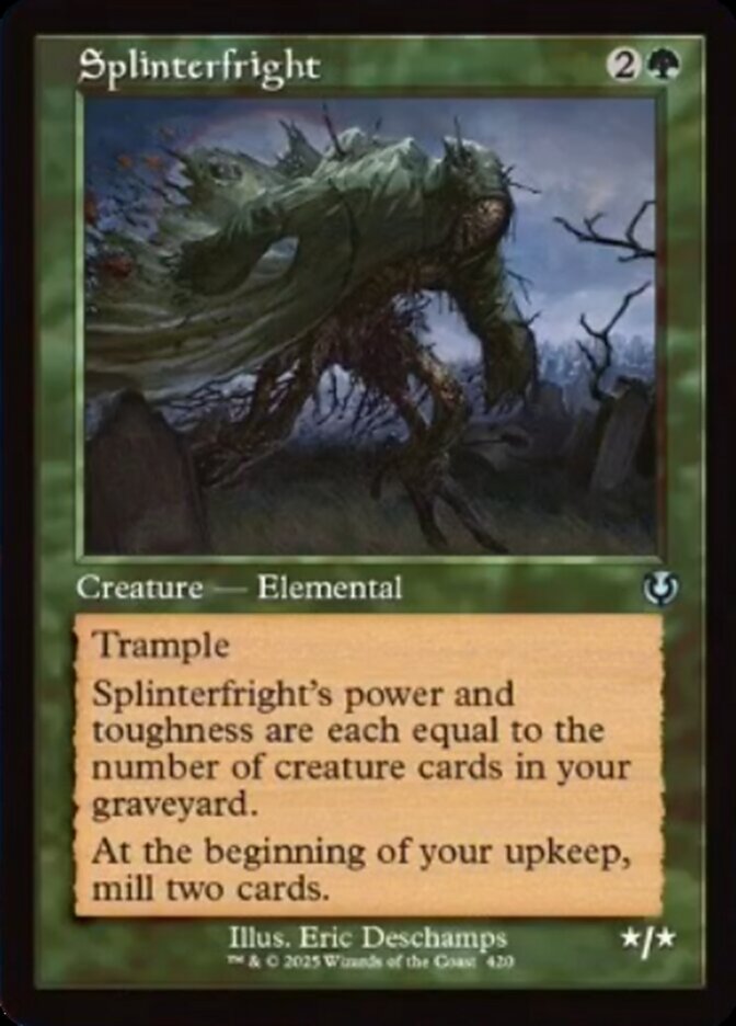 Splinterfright - Foil - Retro Frame