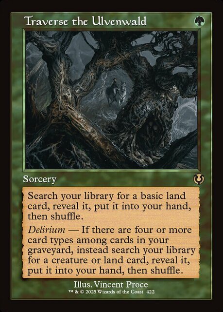 Traverse the Ulvenwald - Foil - Retro Frame