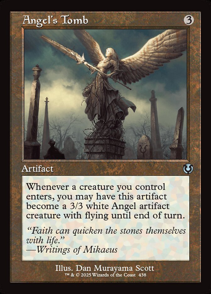 Angels Tomb - Foil - Retro Frame