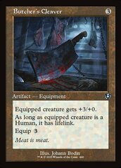 Butcher's Cleaver - Retro Frame