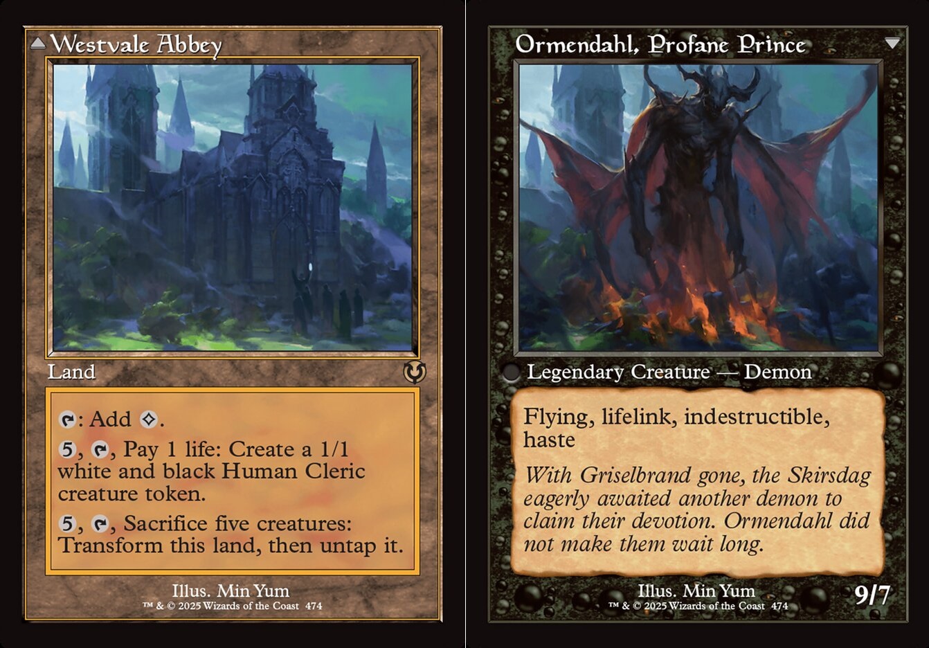 Westvale Abbey - Foil - Retro Frame
