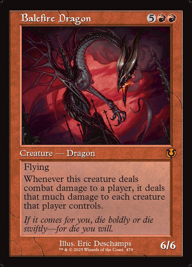 Balefire Dragon - Retro Frame