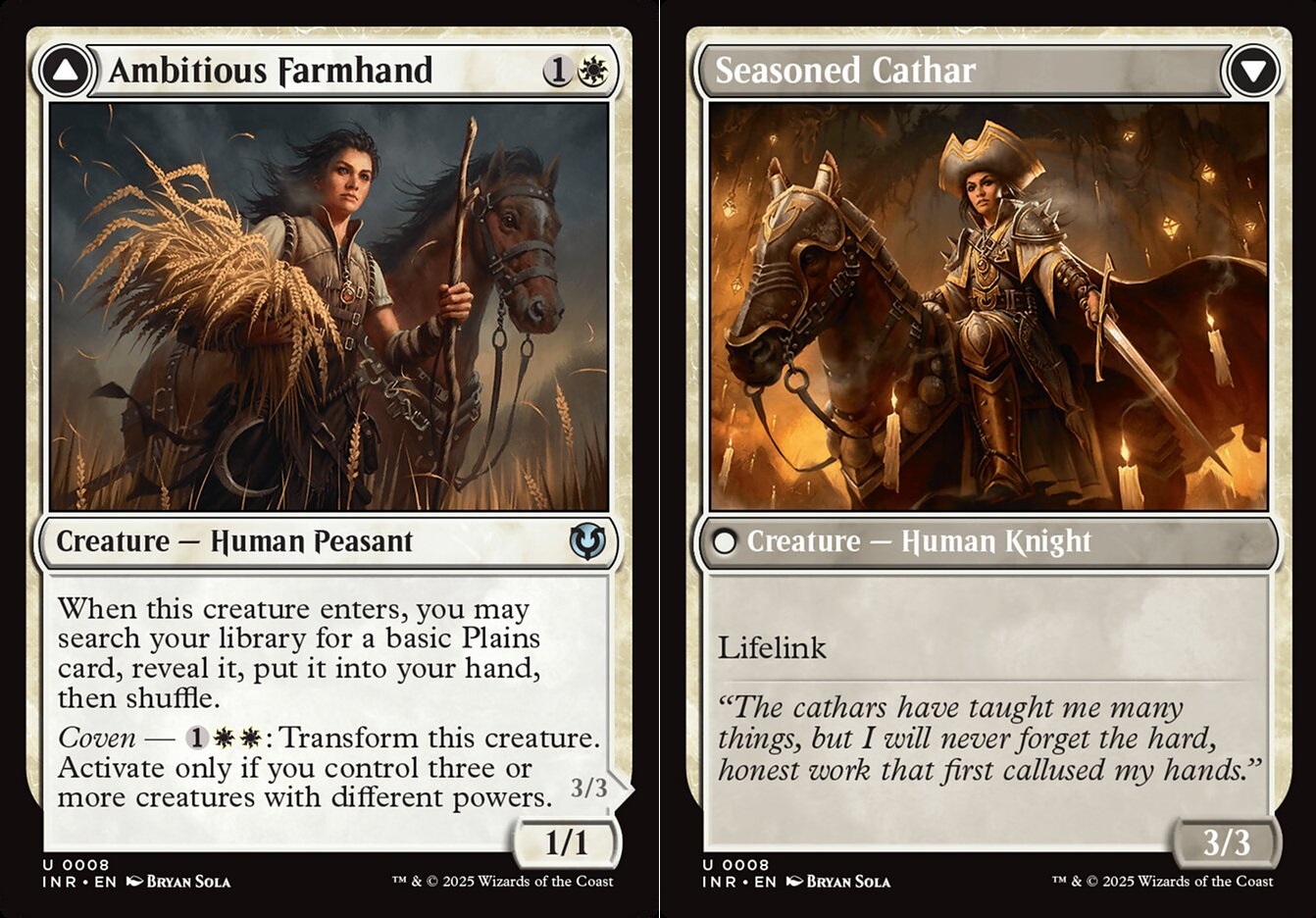 Ambitious Farmhand // Seasoned Cathar - Foil