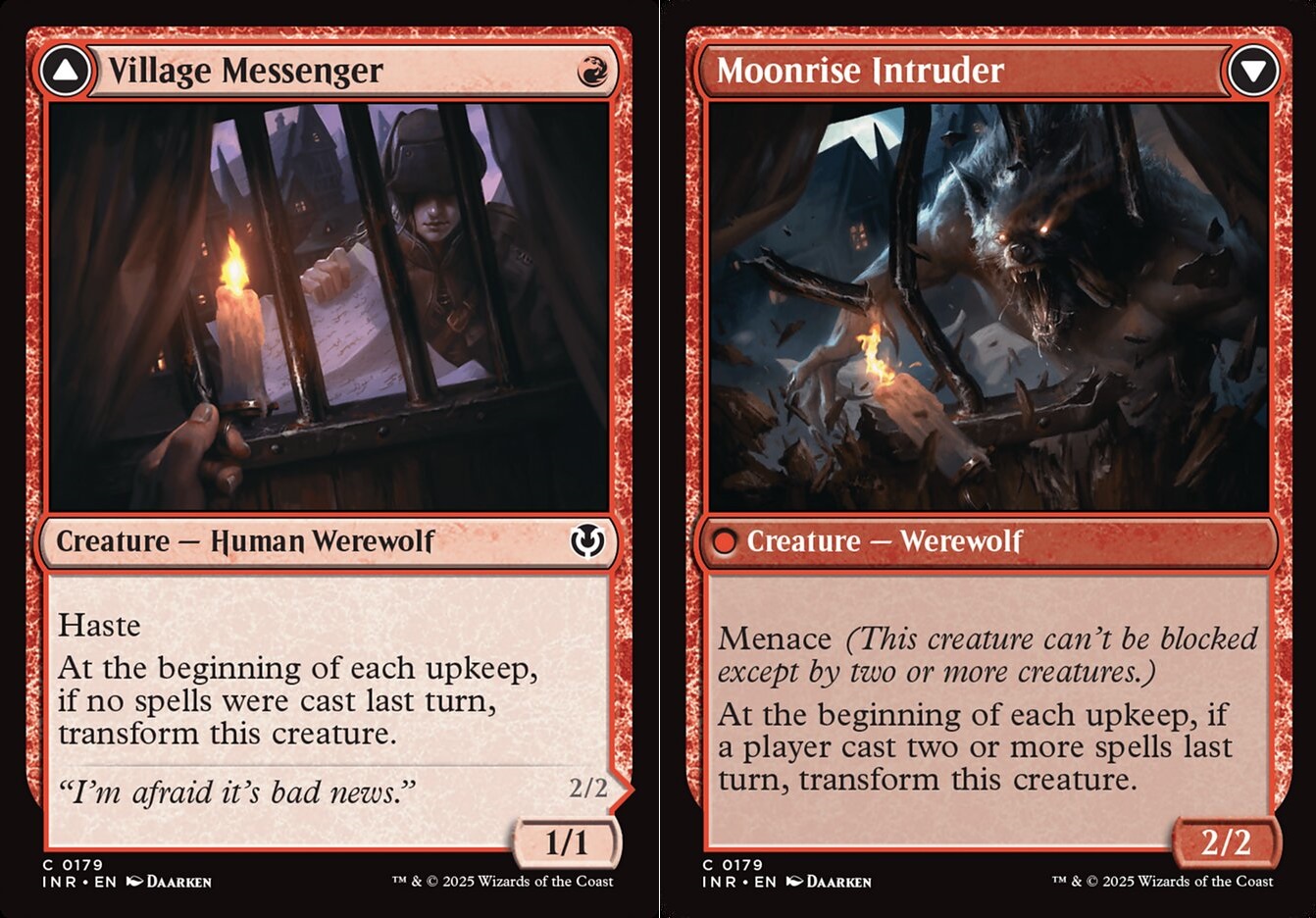 Village Messenger // Moonrise Intruder - Foil