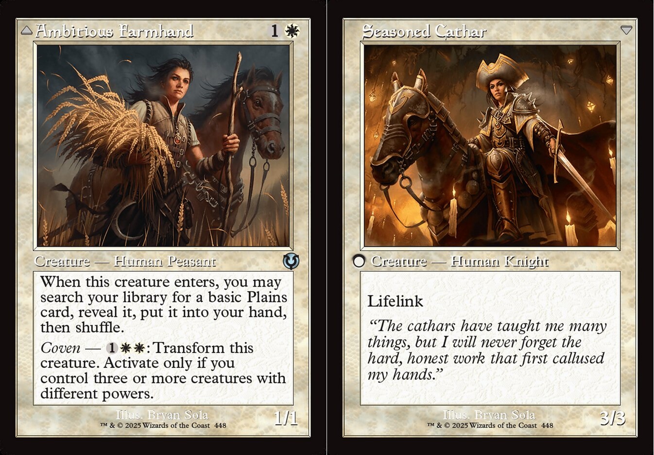 Ambitious Farmhand // Seasoned Cathar - Retro Frame