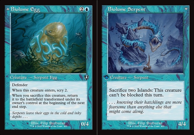 Biolume Egg // Biolume Serpent - Foil - Retro Frame