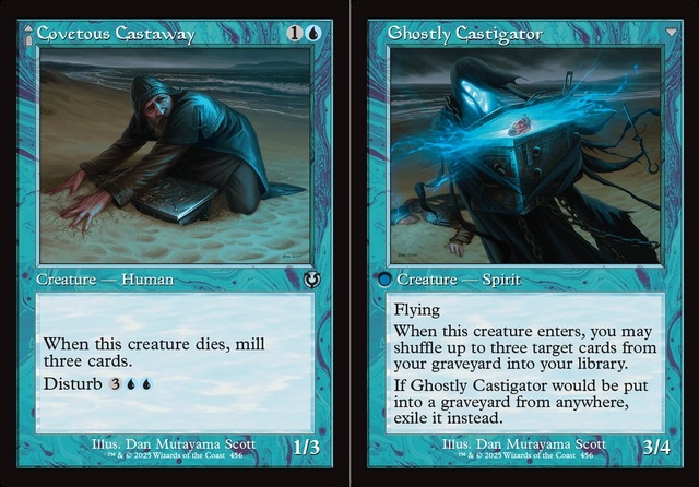 Covetous Castaway // Ghostly Castigator - Retro Frame