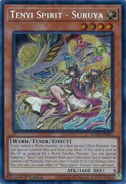Tenyi Spirit - Suruya - SUDA-EN021 - Secret Rare - 1st Edition