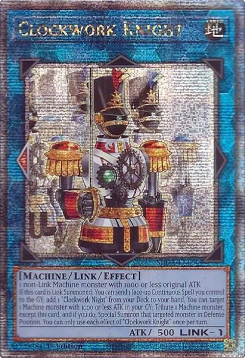 Clockwork Knight - SUDA-EN050 - Quarter Century Secret Rare - 1st Edition
