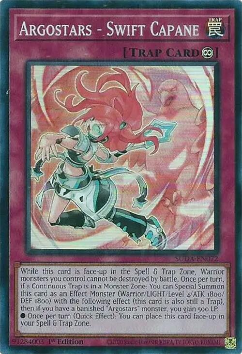 Argostars - Swift Capane - SUDA-EN072 - Super Rare - 1st Edition Argostars - Swift Capane - SUDA-EN072 - Super Rare - 1st Edition