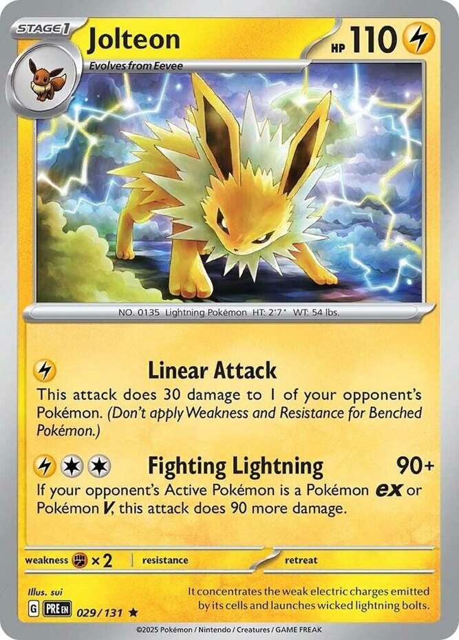 Jolteon - 029/131 - Holo Rare - Near Mint | eBay