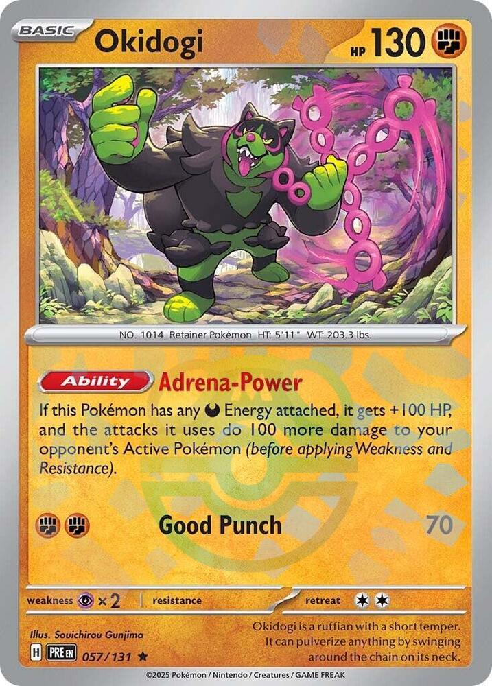 Okidogi (Master Ball Pattern) - 057/131 - Rare - Reverse Holo