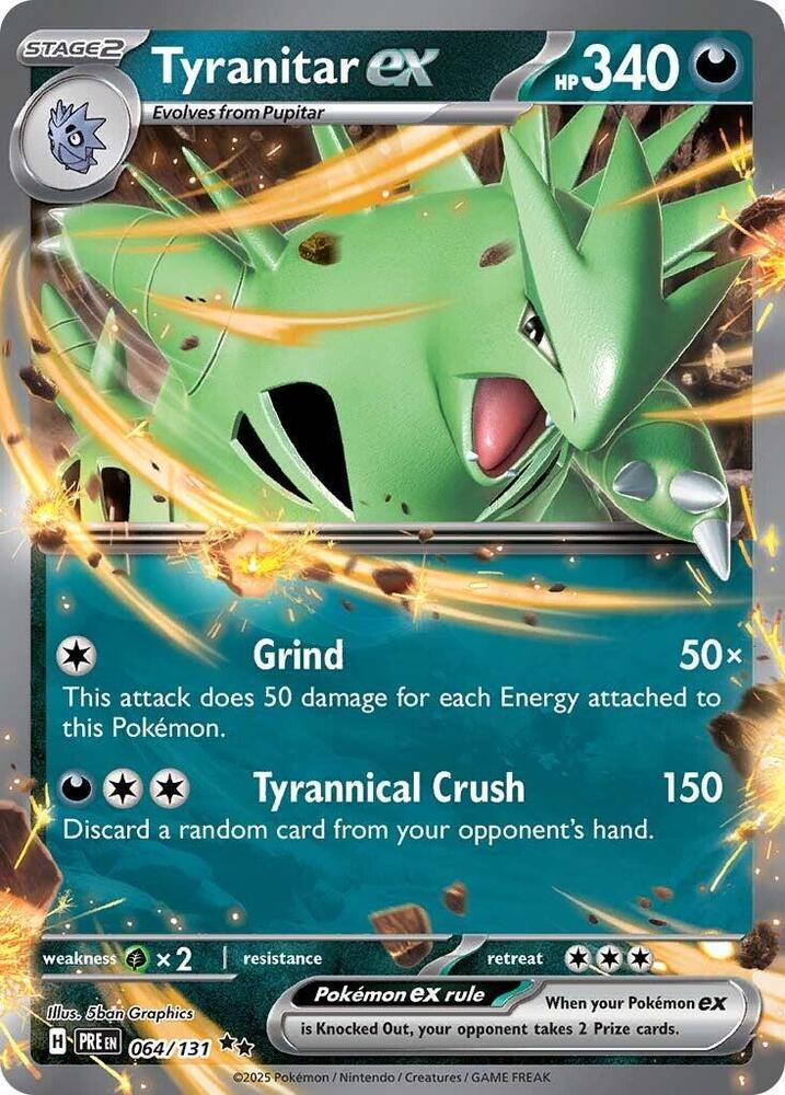 Tyranitar ex - 064/131 - Double Rare