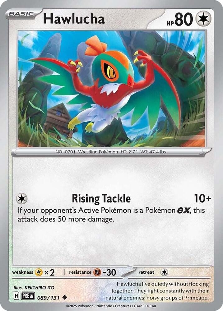 Hawlucha - 089/131 - Uncommon - Reverse Holo