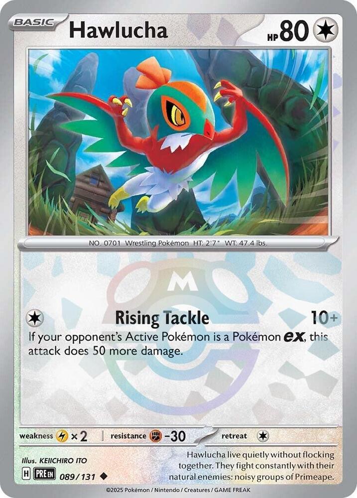 Hawlucha (Master Ball Pattern) - 089/131 - Uncommon - Reverse Holo