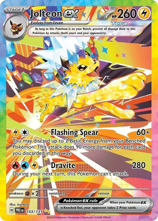1x Jolteon ex - 153/131 - Special Illustration Rare NM-Mint