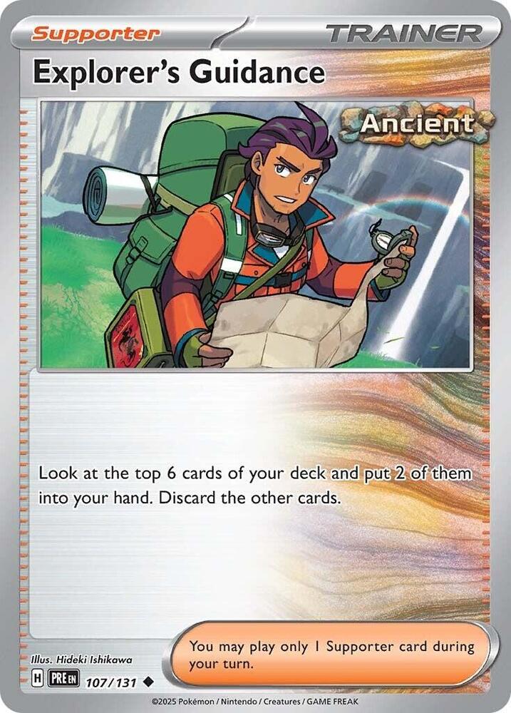 Explorers Guidance - 107/131 - Uncommon - Reverse Holo