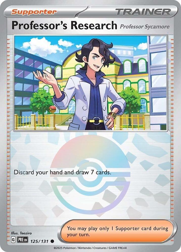 Professors Research [Professor Sycamore] (Poke Ball Pattern) - 125/131 - Common - Reverse Holo