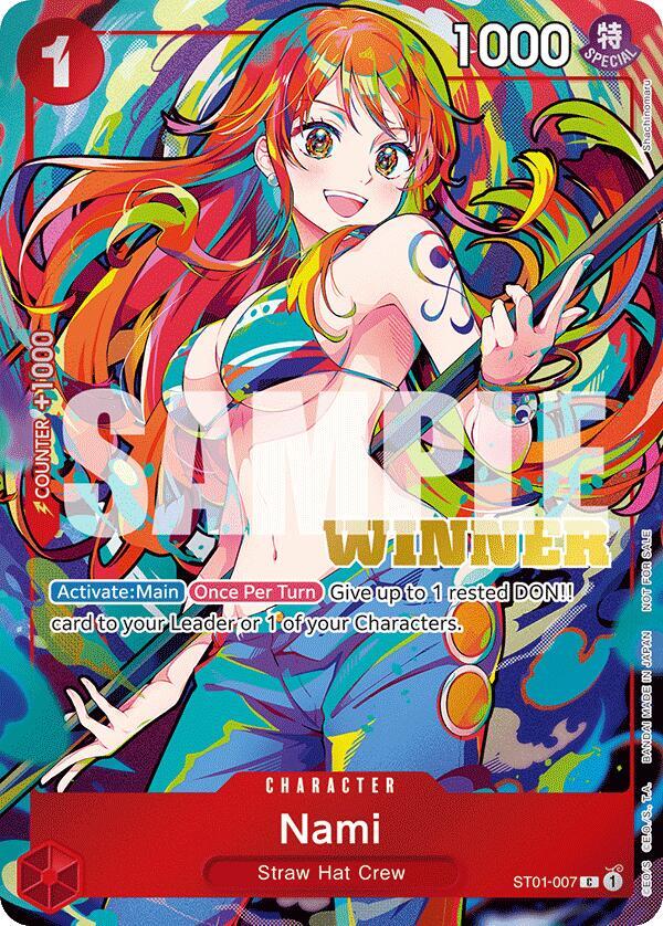 Nami - ST01-007 - P (2025 New Year Event Winner) - Foil