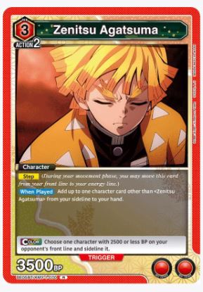 Zenitsu Agatsuma (070) - UE05BT/KMY-1-070 - Rare