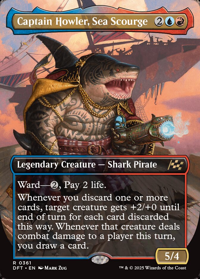 Captain Howler, Sea Scourge - Borderless